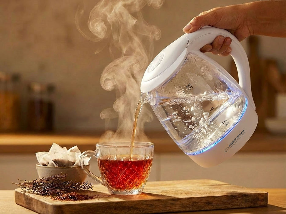 Esperanza EKK011W Electric kettle 1.7 L White, Multicolor 2200 W
