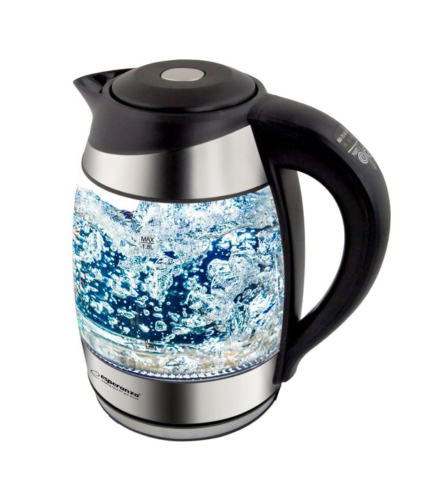 Esperanza EKK026 electric kettle 1.7 L Black,Transparent 2200 W