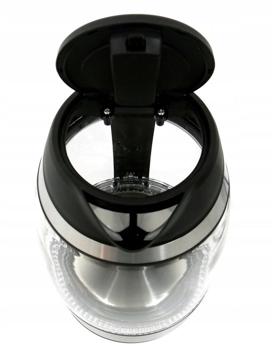 Esperanza EKK026 electric kettle 1.7 L 2200 W Black, Transparent