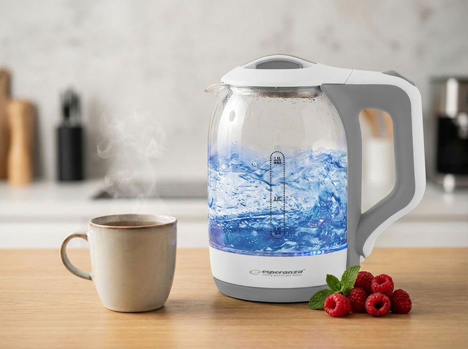 Esperanza EKK025W Electric kettle 1.7 L White, Multicolor 1500 W