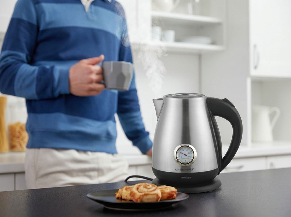 Esperanza EKK029 Electric kettle with a thermometer 1.7 L 2200 W Inox