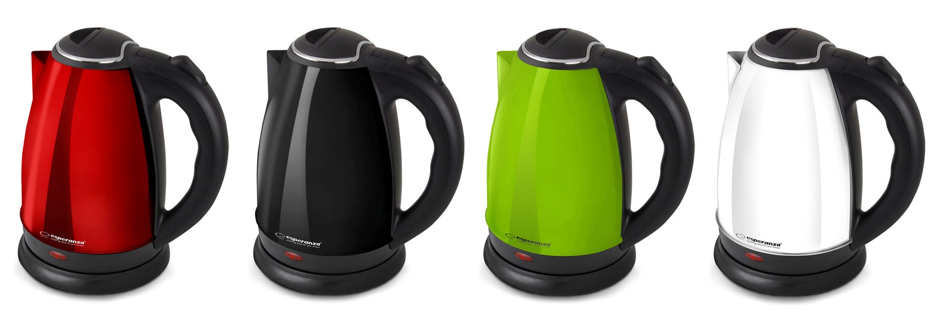 Esperanza EKK113W electric kettle 1.8 L Black,White 1800 W