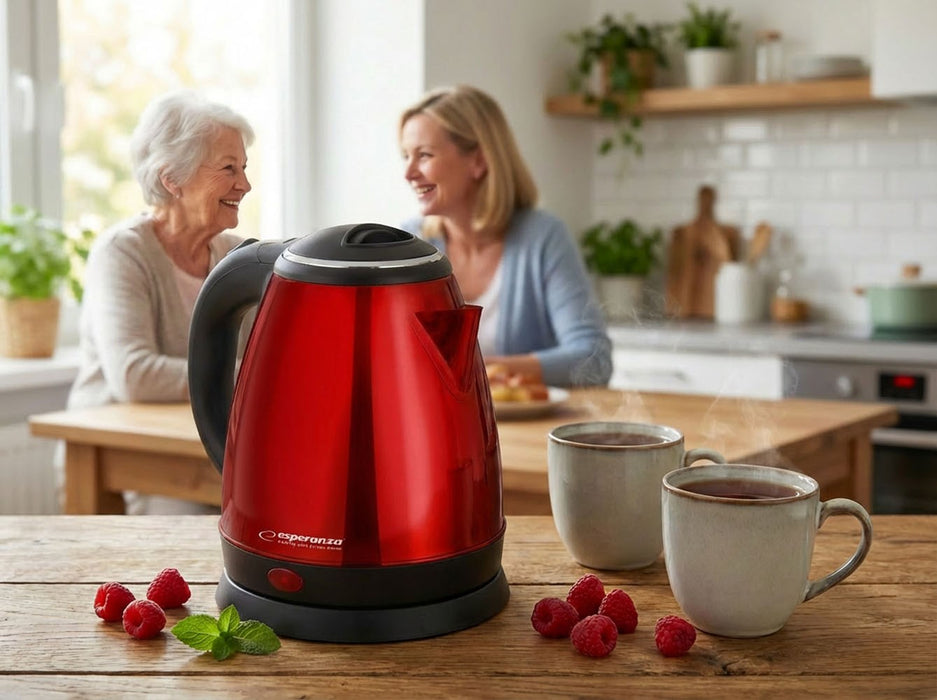 Esperanza EKK128R electric kettle Parana 1 L Black,Red 1350 W