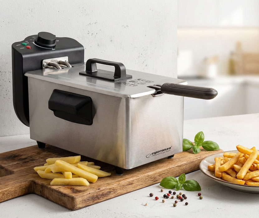 Esperanza EKG010 Deep Fryer 3 L, 2000W Inox