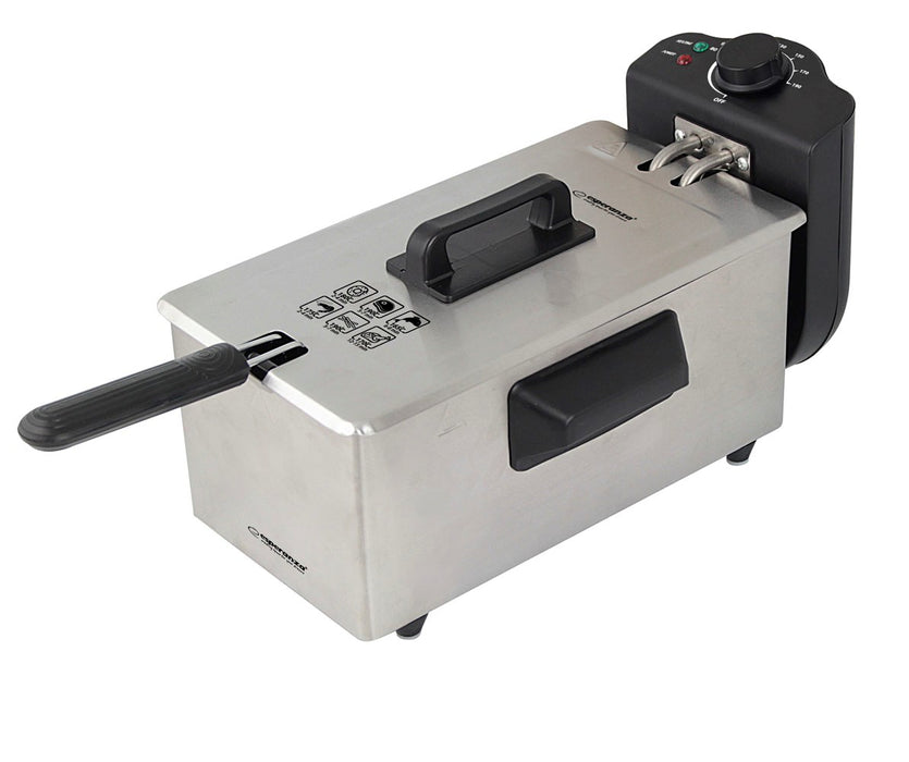 Esperanza FALAFEL Single 3 L Stand-alone 2200 W Deep fryer Black, White