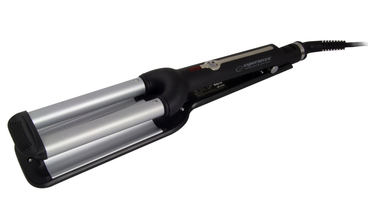 Esperanza EBL013 hair styling tool Curling iron Black,Silver 1.8 m 55 W