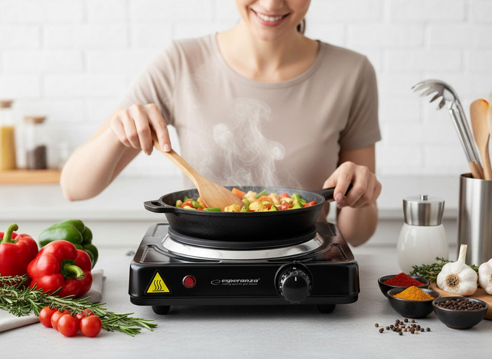Esperanza EKH003K Black electric stove