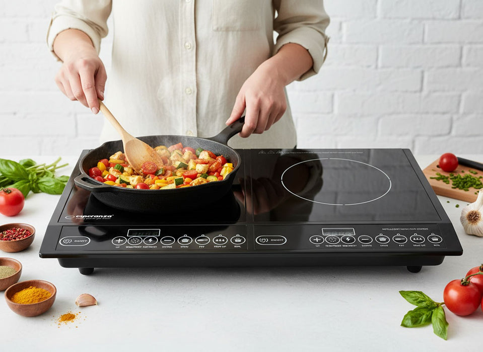 Esperanza EKH008 hob Black Countertop Zone induction hob 2 zone(s)
