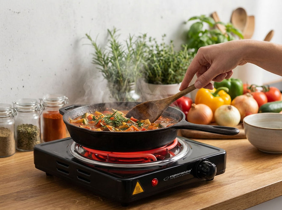 Esperanza EKH012K Black electric stove