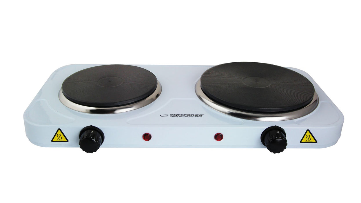 Esperanza EKH014W Electric cooker 2 zones White