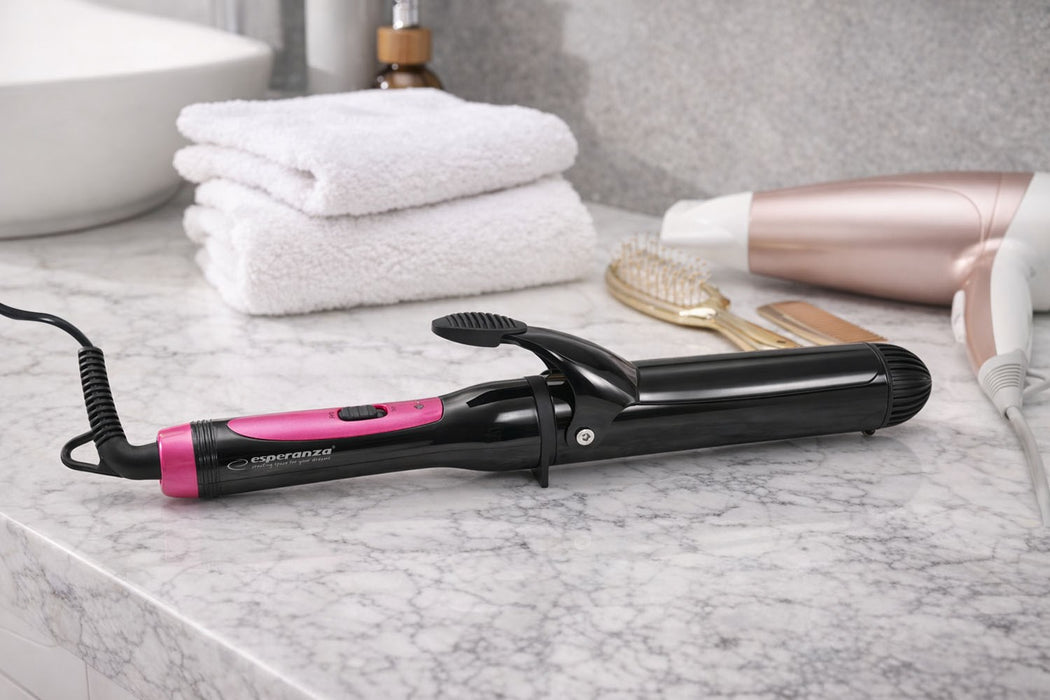 Esperanza EBL011 Curling iron Warm Black, Pink 1.8 m
