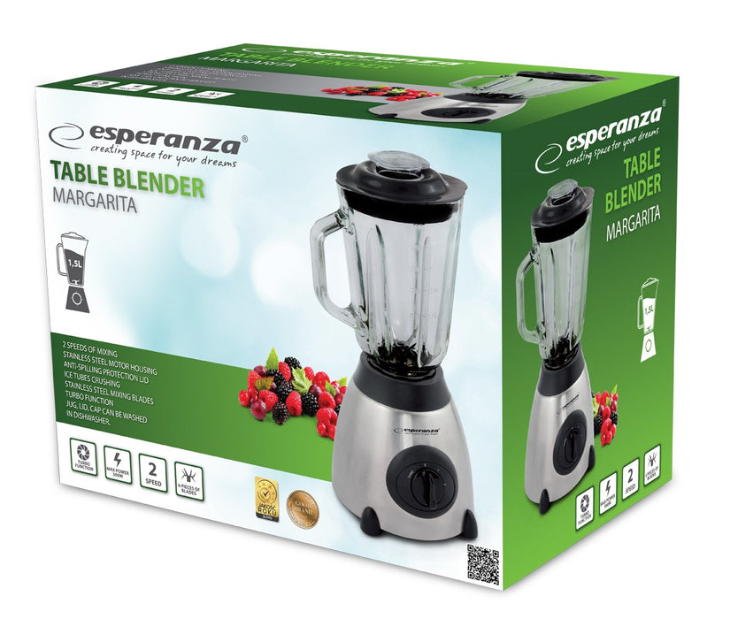 Esperanza EKM020 Blender 500W 1.5L Inox / Black