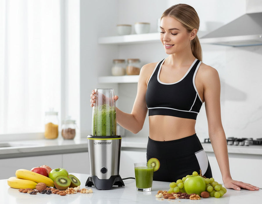 Esperanza EKM028 blender Tabletop blender 1000 W Black, Stainless steel