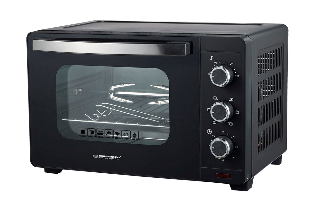 Esperanza EKO006N Mini oven with convection and spit 25 l 1600W Black