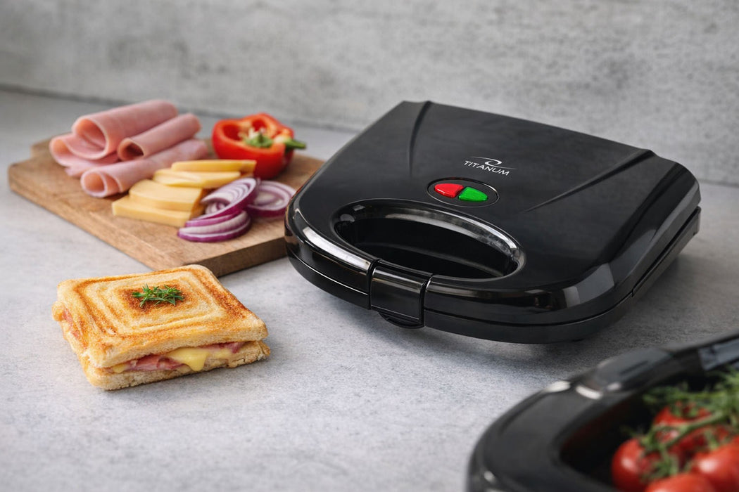 TITANUM TKT005K sandwich maker 700 W Black