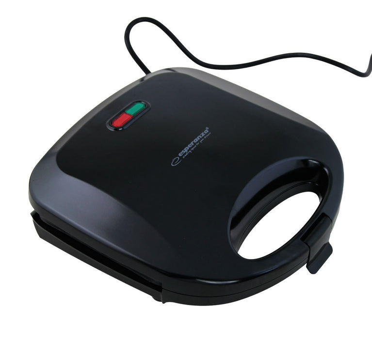 Esperanza EKT008 waffle iron 2 waffle(s) 1000 W Black