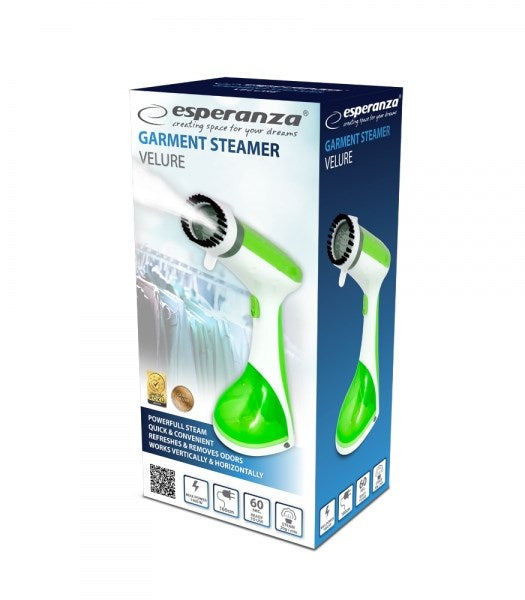 Esperanza EHI008 garment steamer Handheld garment steamer 0.22 L 1400 W Green, White