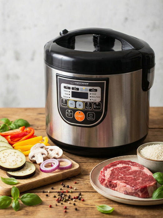 Esperanza EKG011 multi cooker 5 L 860 W Black, Stainless steel