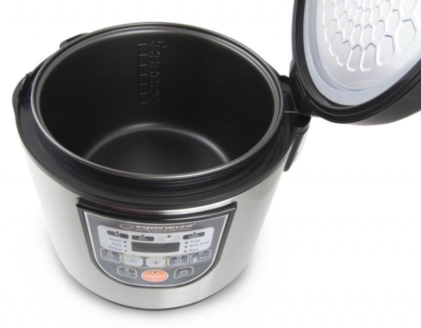 Esperanza EKG011 multi cooker 5 L 860 W Black, Stainless steel