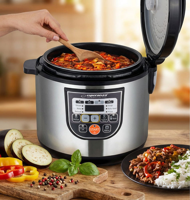 Esperanza EKG011 multi cooker 5 L 860 W Black, Stainless steel