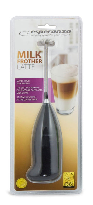 Esperanza EKF001K Manual milk frother, latte, Black