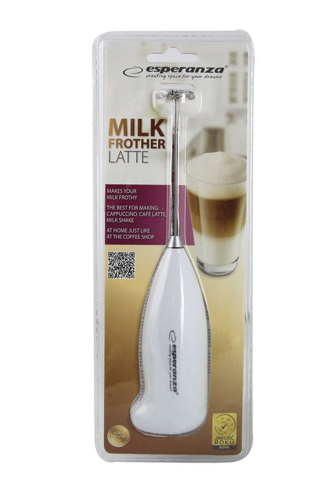 Esperanza EKF001W milk frother/warmer Handheld electric milk frother White