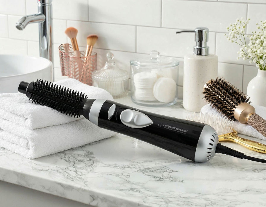 Esperanza EBL001K hair styling tool Hot air brush Black 1.6 m 400 W
