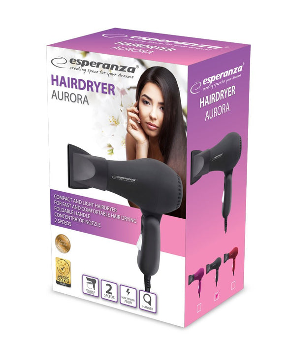 Esperanza EBH003K Hair dryer 750 W Black