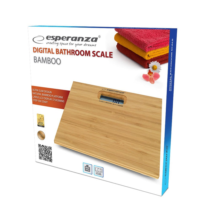 Esperanza EBS012 personal scale Electronic personal scale Square Black,White