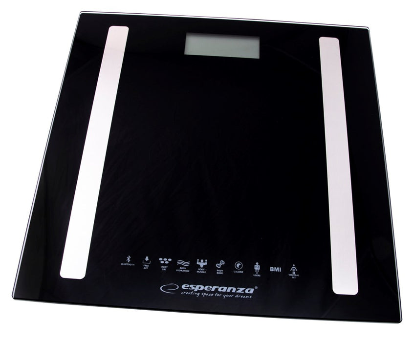 Esperanza EBS016K personal scale Electronic personal scale Square Black