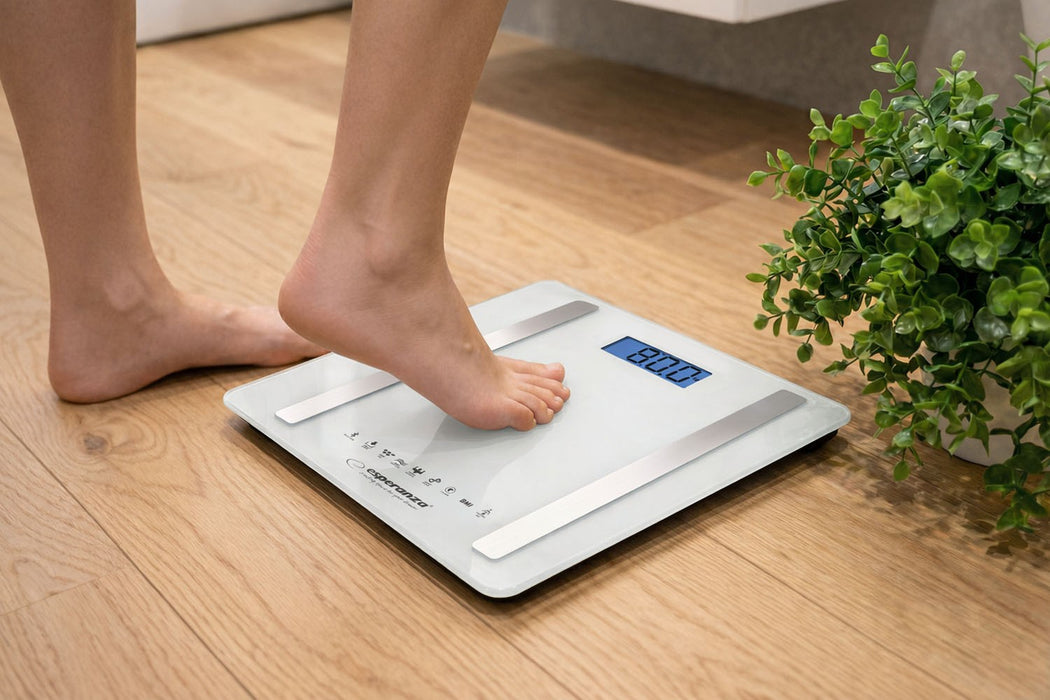 Esperanza EBS016W personal scale Square White Electronic personal scale
