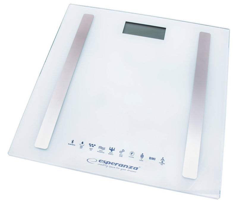 Esperanza EBS016W personal scale Square White Electronic personal scale