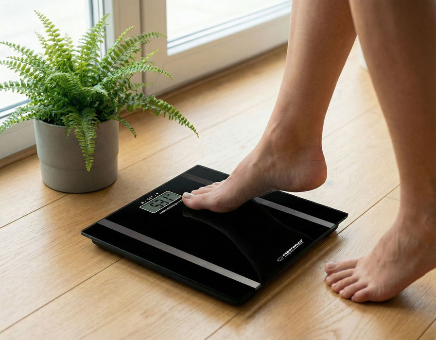 Esperanza EBS018K personal scale Electronic personal scale Rectangle Black