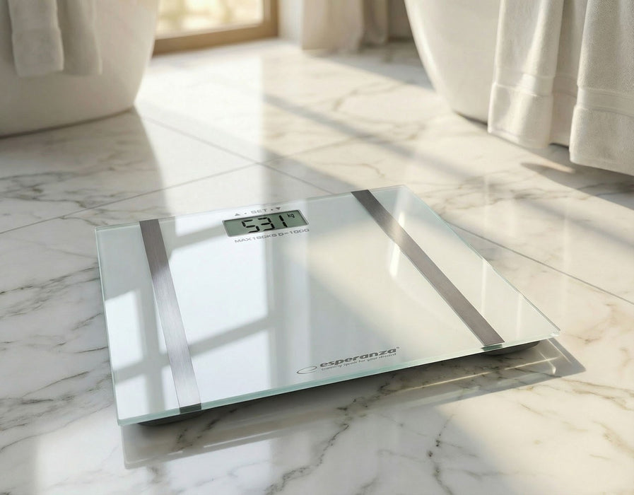 Esperanza EBS018W Samba Rectangle White Electronic personal scale