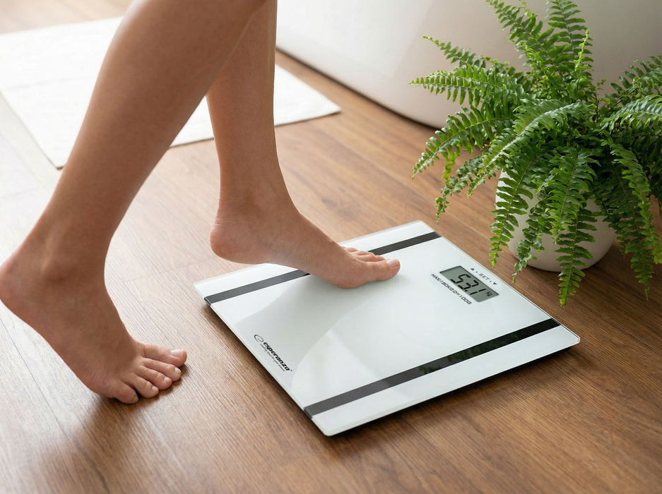 Esperanza EBS018W Samba Rectangle White Electronic personal scale