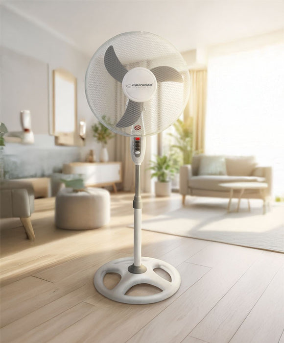 Esperanza EHF002WE, 16 '' standing fan, White and Gray