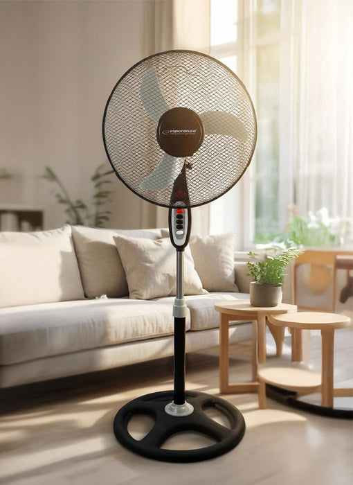 Esperanza EHF002KE, 16 '' standing fan, Black and Gray