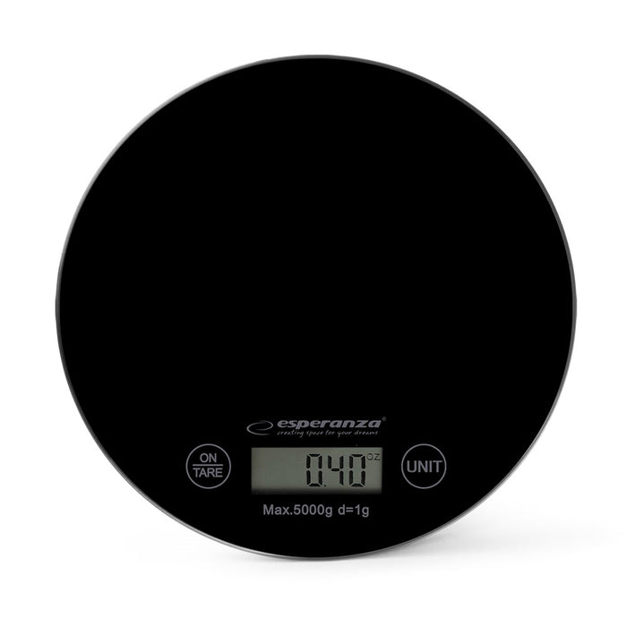 Esperanza EKS003K kitchen scale Black Countertop Round Electronic kitchen scale