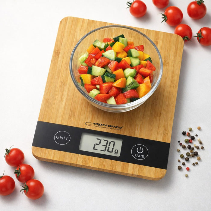 Esperanza EKS005 Electronic kitchen scale Bambus Tabletop Rectangle