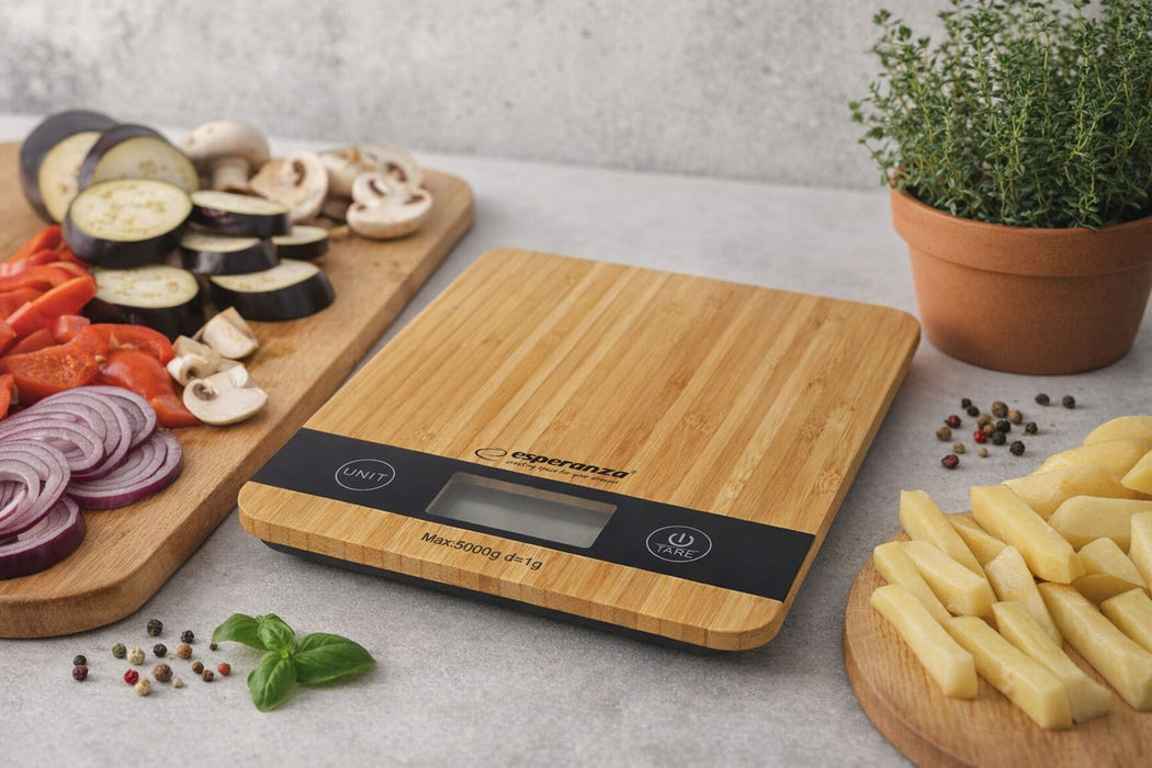 Esperanza EKS005 Electronic kitchen scale Bambus Tabletop Rectangle