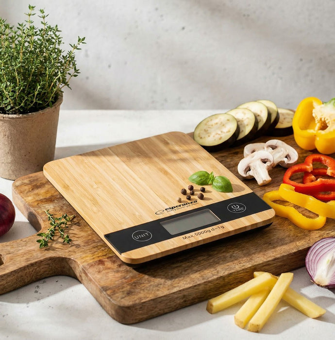 Esperanza EKS005 Electronic kitchen scale Bambus Tabletop Rectangle