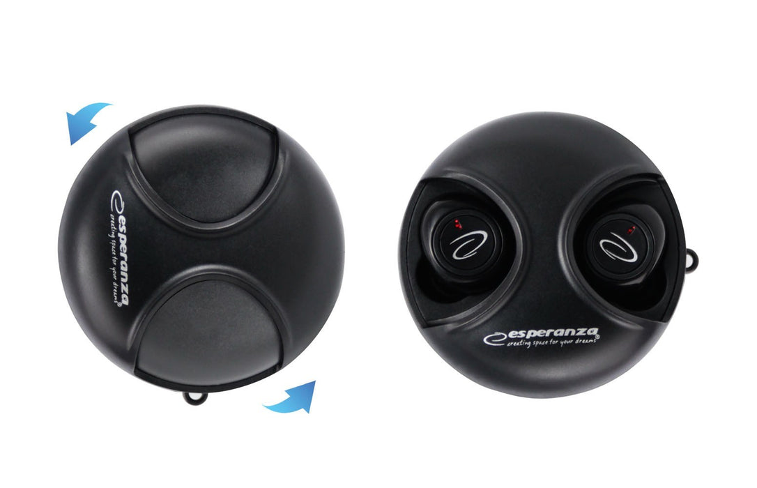 Esperanza EH228K headphones/headset Wireless In-ear Calls/Music Micro-USB Bluetooth Black