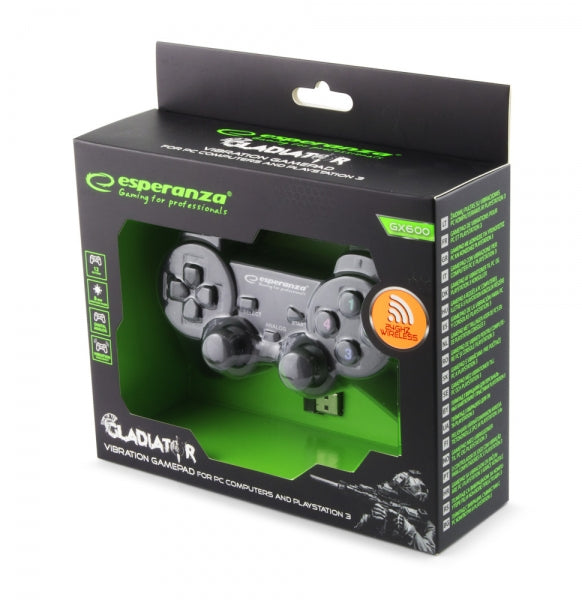 Esperanza Gladiator Wireless Joystick Black