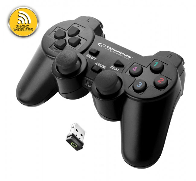 Esperanza Gladiator Wireless Joystick Black