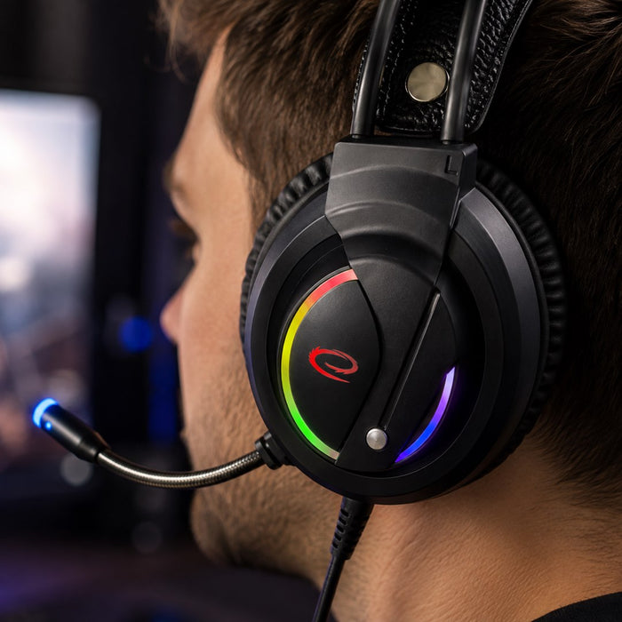 Esperanza headphones + microphone NightShade RGB