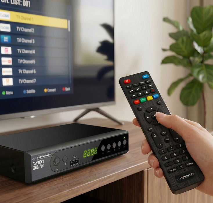 Esperanza EV106R TV set-top box Cable Black