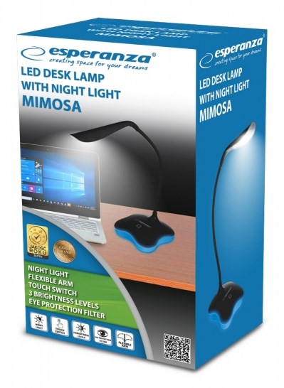 Esperanza ELD105K table lamp 3 W LED Black