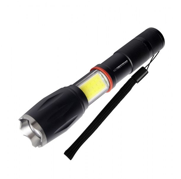Esperanza Dione Black Hand flashlight LED