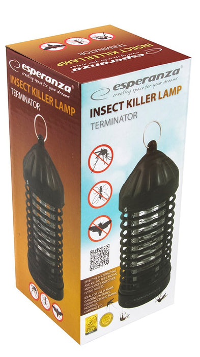 Esperanza EHQ005 ELECTRIC INSECT UV LAMP Black