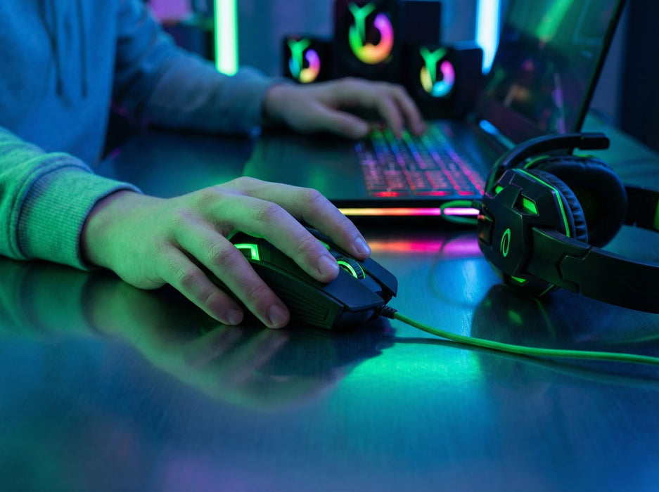 Esperanza gaming mouse Fighter Green